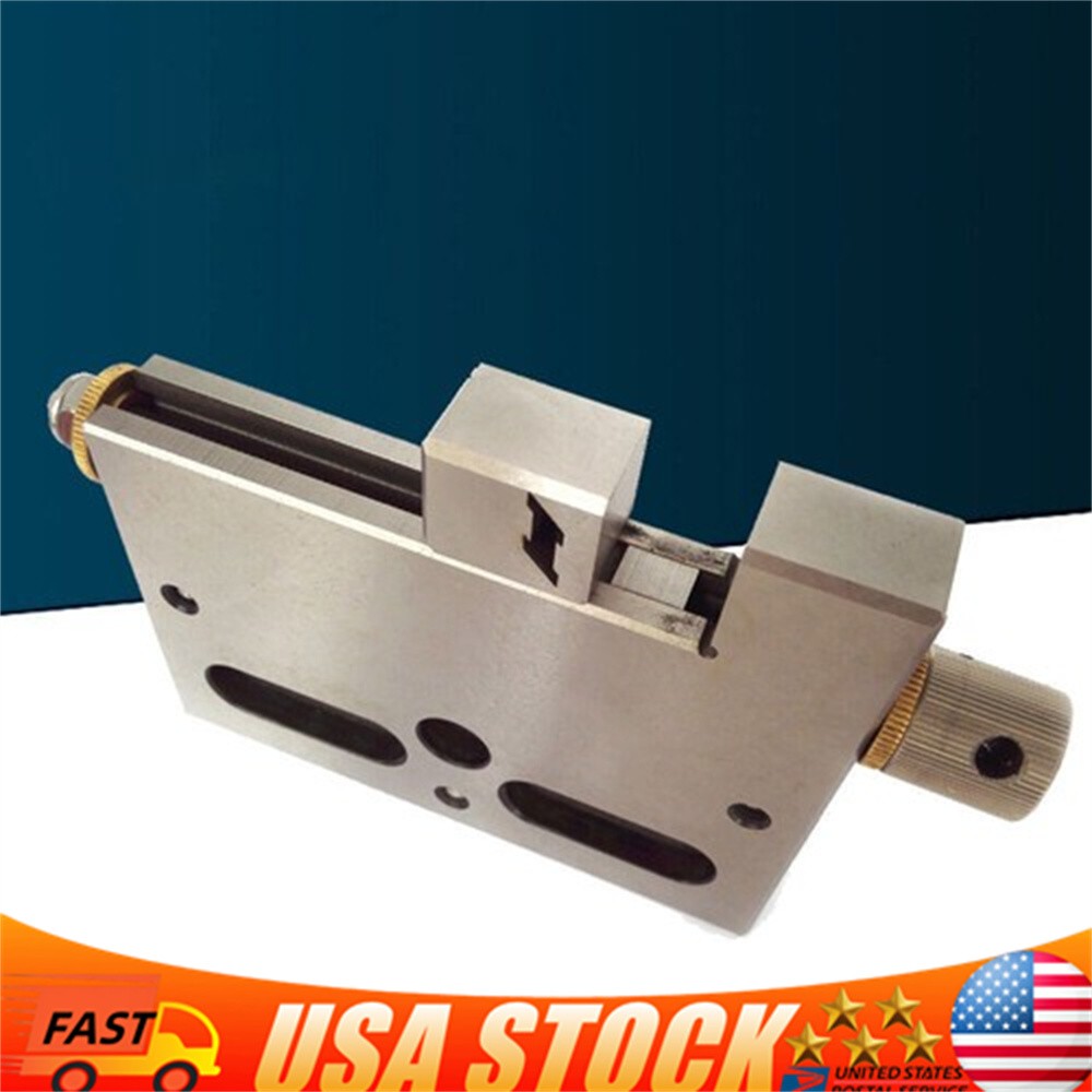 Stainless Steel 4″ Wire EDM Vise High Precision 100mm CNC Jaw Opening Clamp Tool