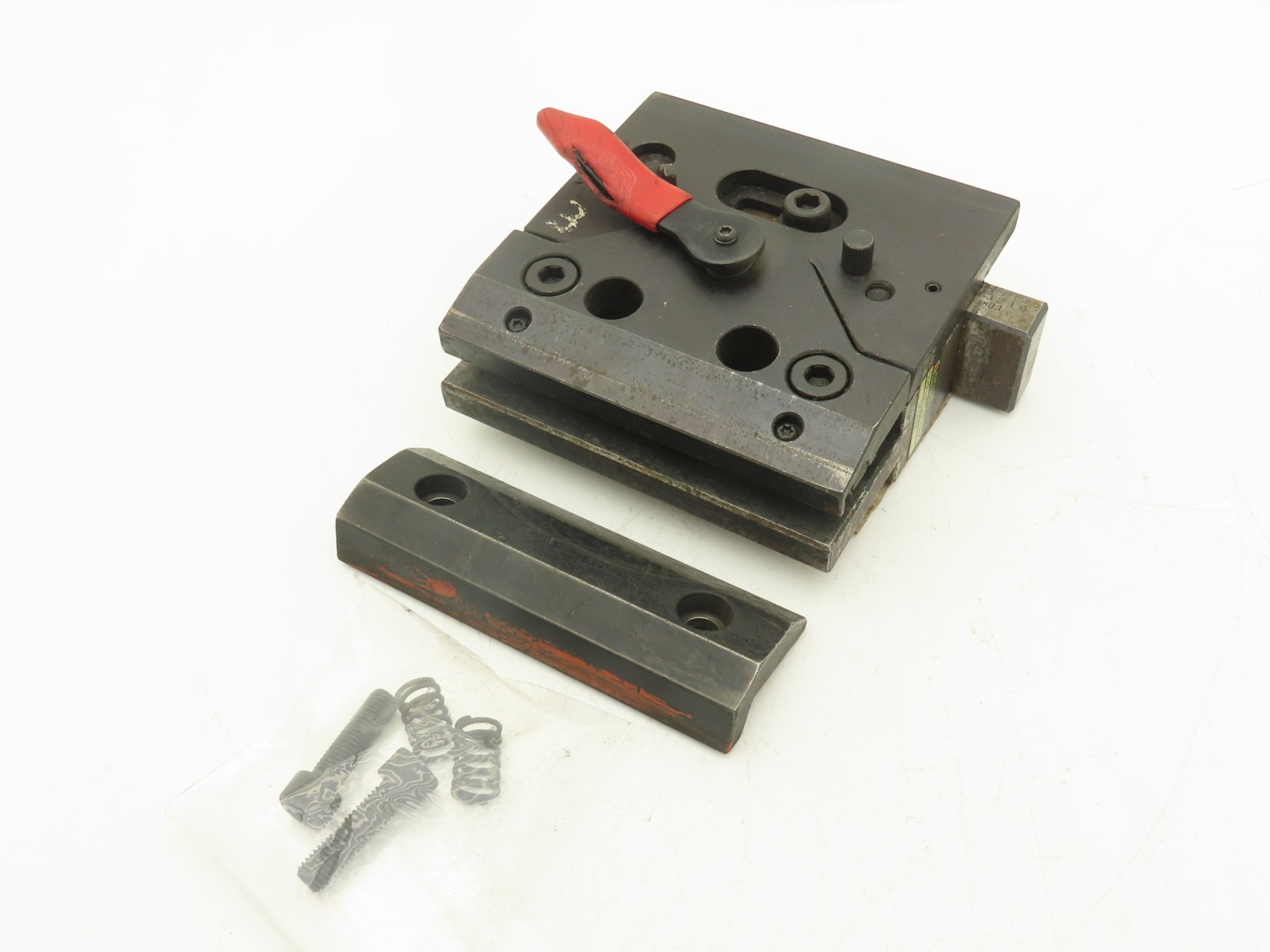 902000 Brake Press Tool Die Holder Clamp With Two Holders 1/2″ Tang