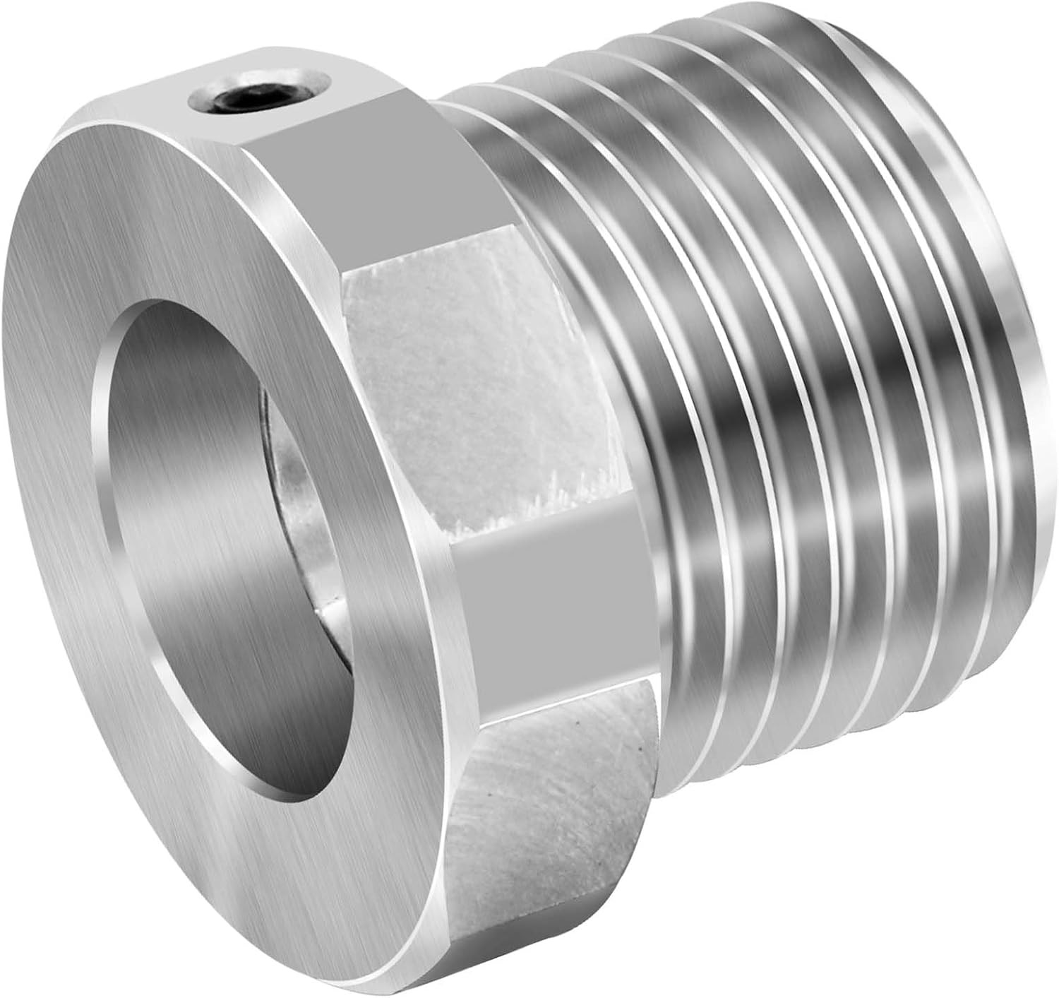 Lathe Headstock Spindle Adapter,Converts 1″X8 TPI to 1-1/2-8 TPI for Woodworking