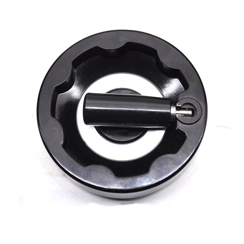 2x 16x160mm Inside Ripple Fold Away Hand Wheel For Milling Machine Black USA