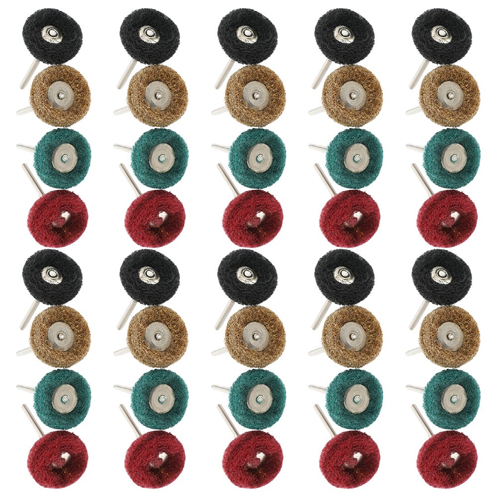 40Pcs Polishing Wheel for Rotary Tool Buffing Set for Metal Jewelry