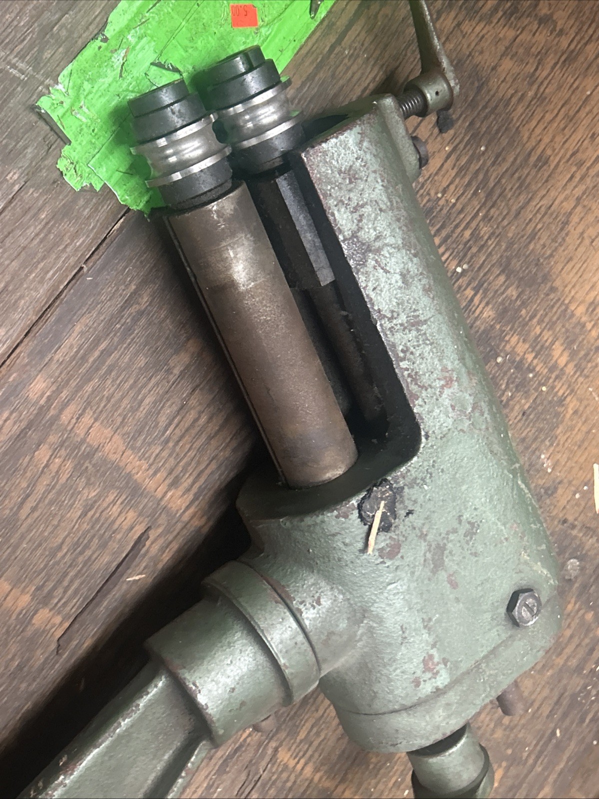 Unbranded?!? Vintage Bench Mount Sheet Metal Crimping Beading Machine( Untested