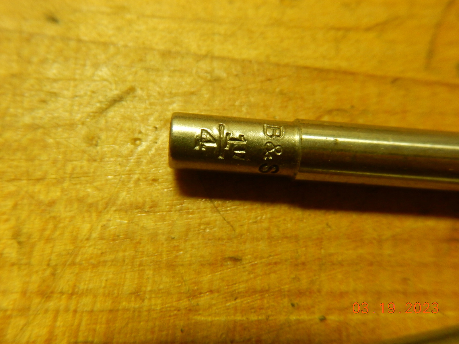 3 GRINDING METAL LATHE MANDRELS BROWN AND SHARPE NO NAME 1/4 3/8
