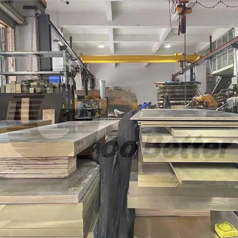 Aluminum Bronze Sheet Plate ZCuAl03Sn09 Metal Panel 100x100mm, 6mm-40mm Thickess