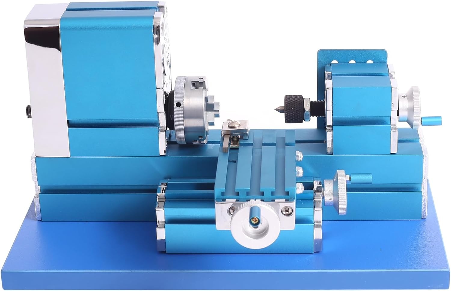 36W 20000RPM Upgraded Mini Metal Lathe Machine Motorized Metalworking DIY Tool