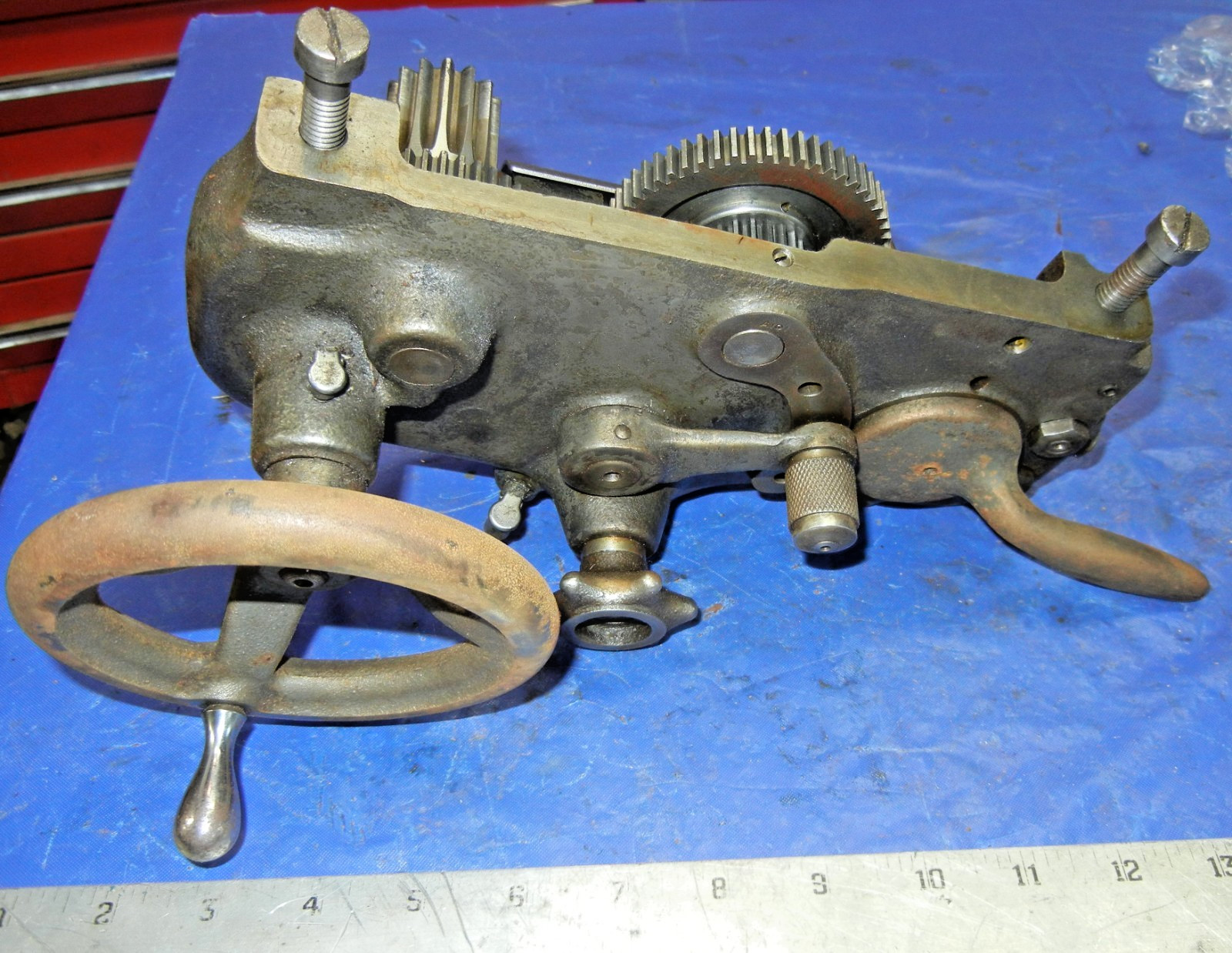 South Bend 9″ 10K lathe apron with half nuts model A or B