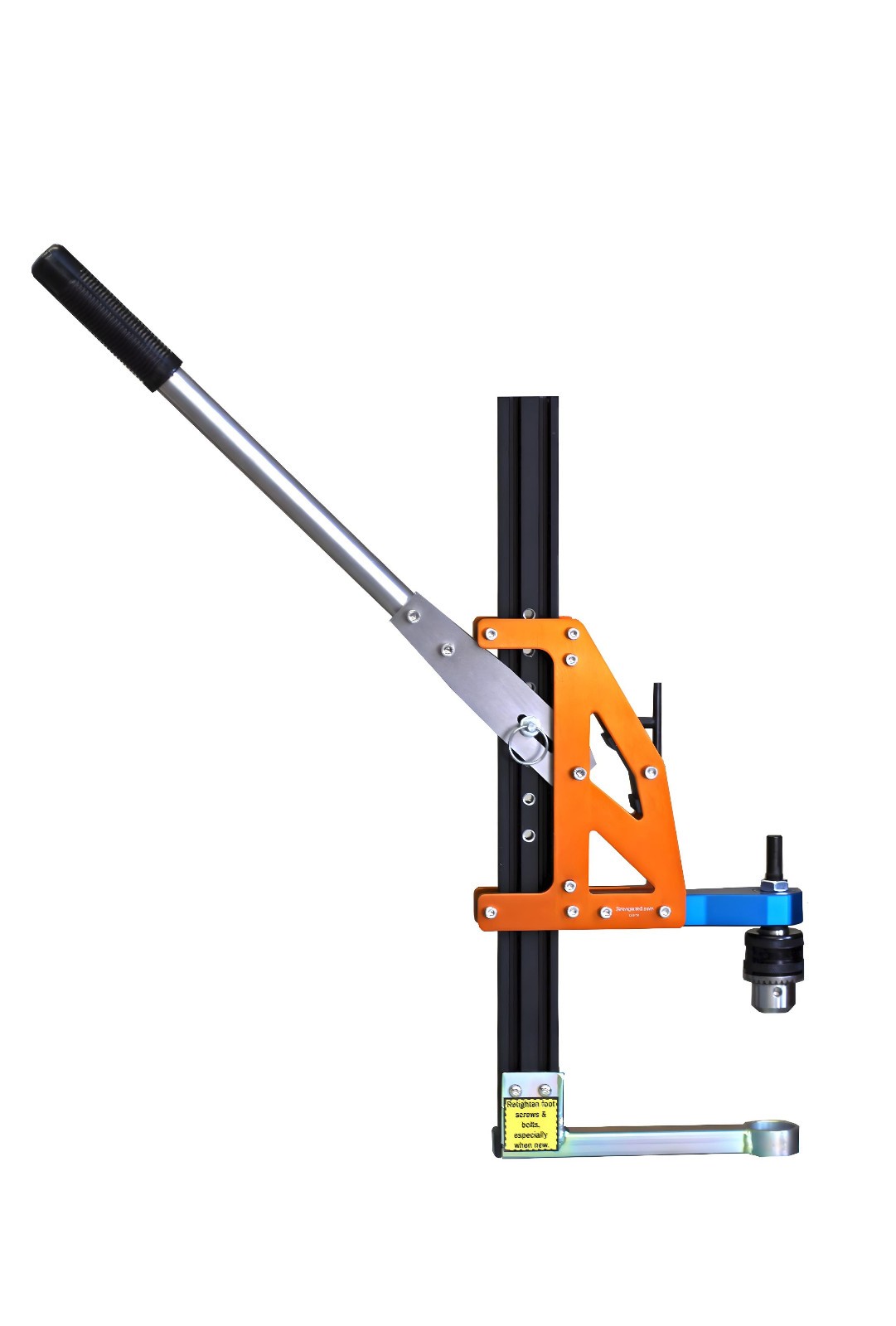 Strong Arm 5 Max Mobile Drill Press, a heavy-duty portable drilling tool