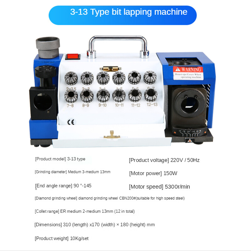 High Precision Automatic Drill Grinding Machine Twist Drill Special 220V 150W