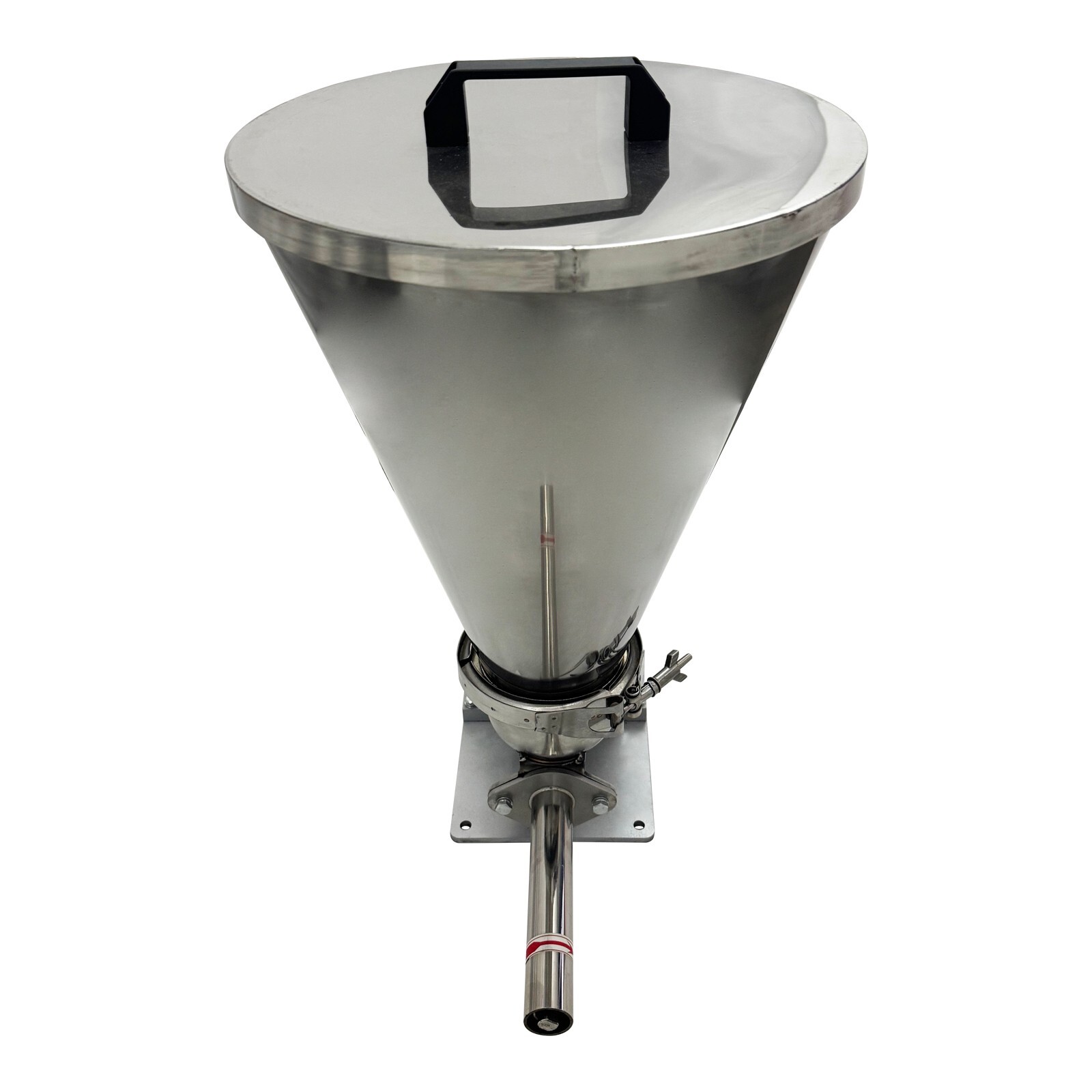 220V 1PH Single Screw Feeder for Granule/Glass Fiber/Sheet Materials 0.6-3kg/h