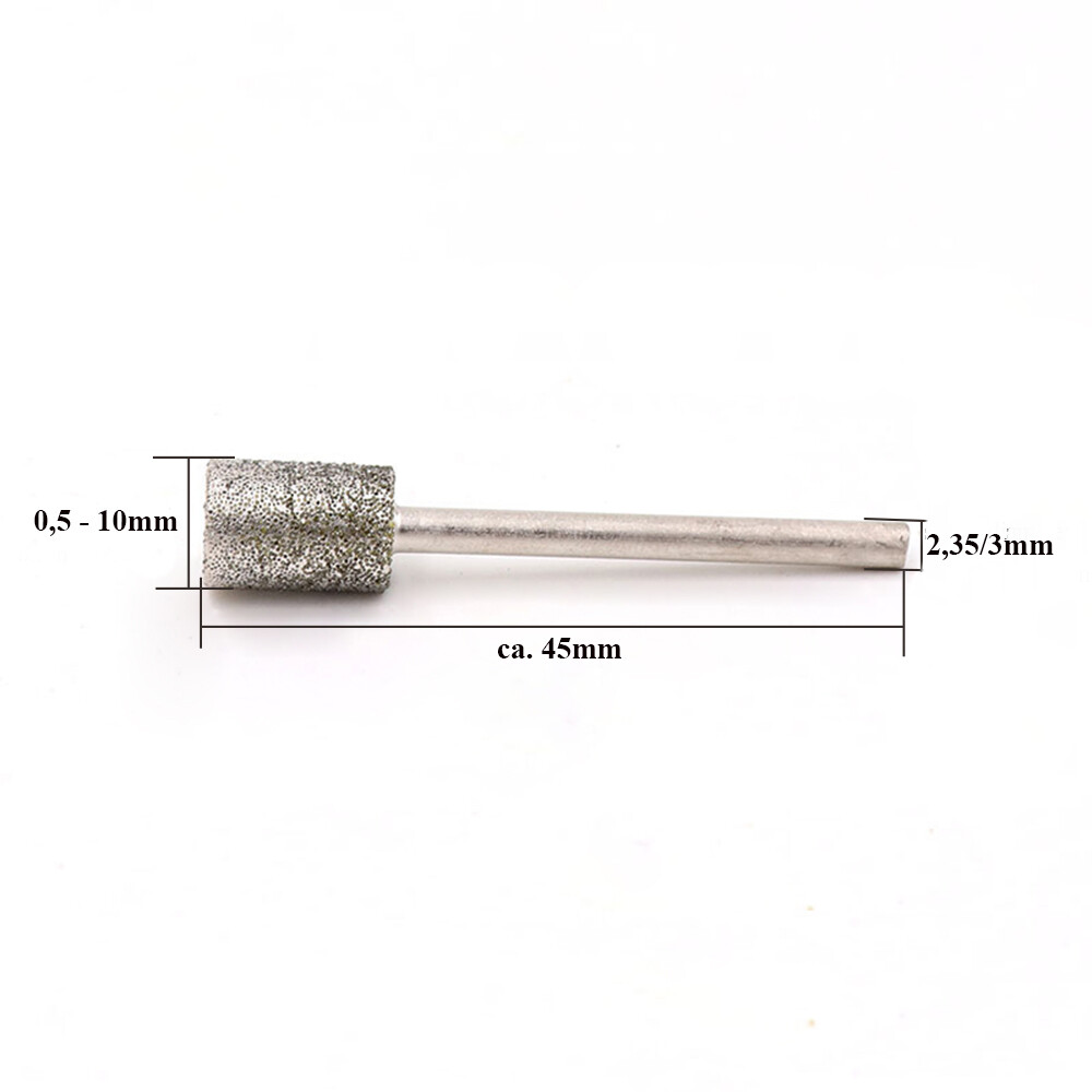1/5/10pcs Diamond Grinder Drill Bits for 0.5mm-10mm Diamond Grinding Pen Router