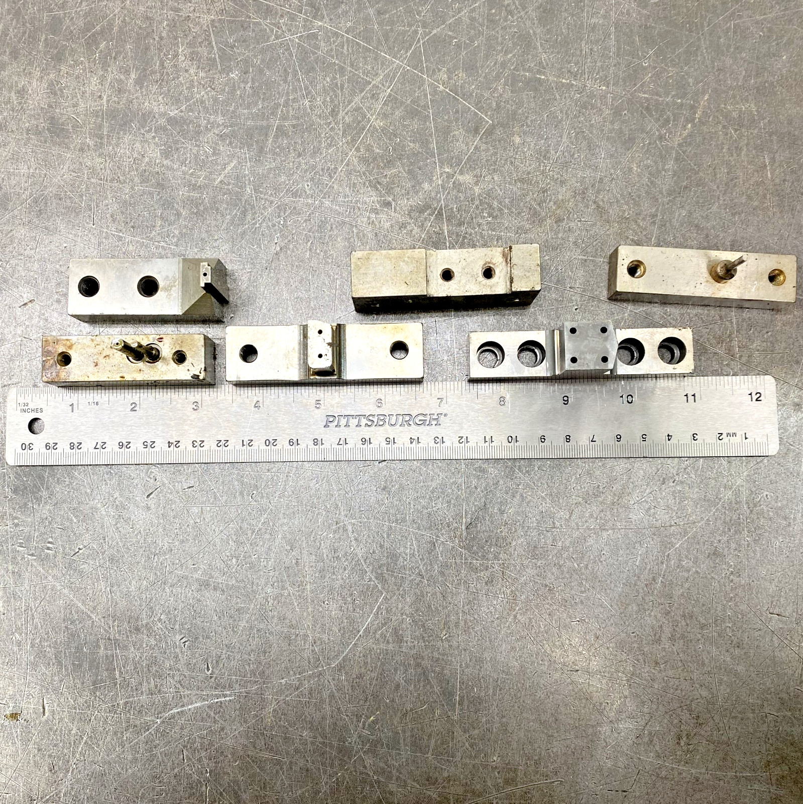 Precision Die Set Pneumatic Punch Press Stamping Die Parts Lot of 31 lbs