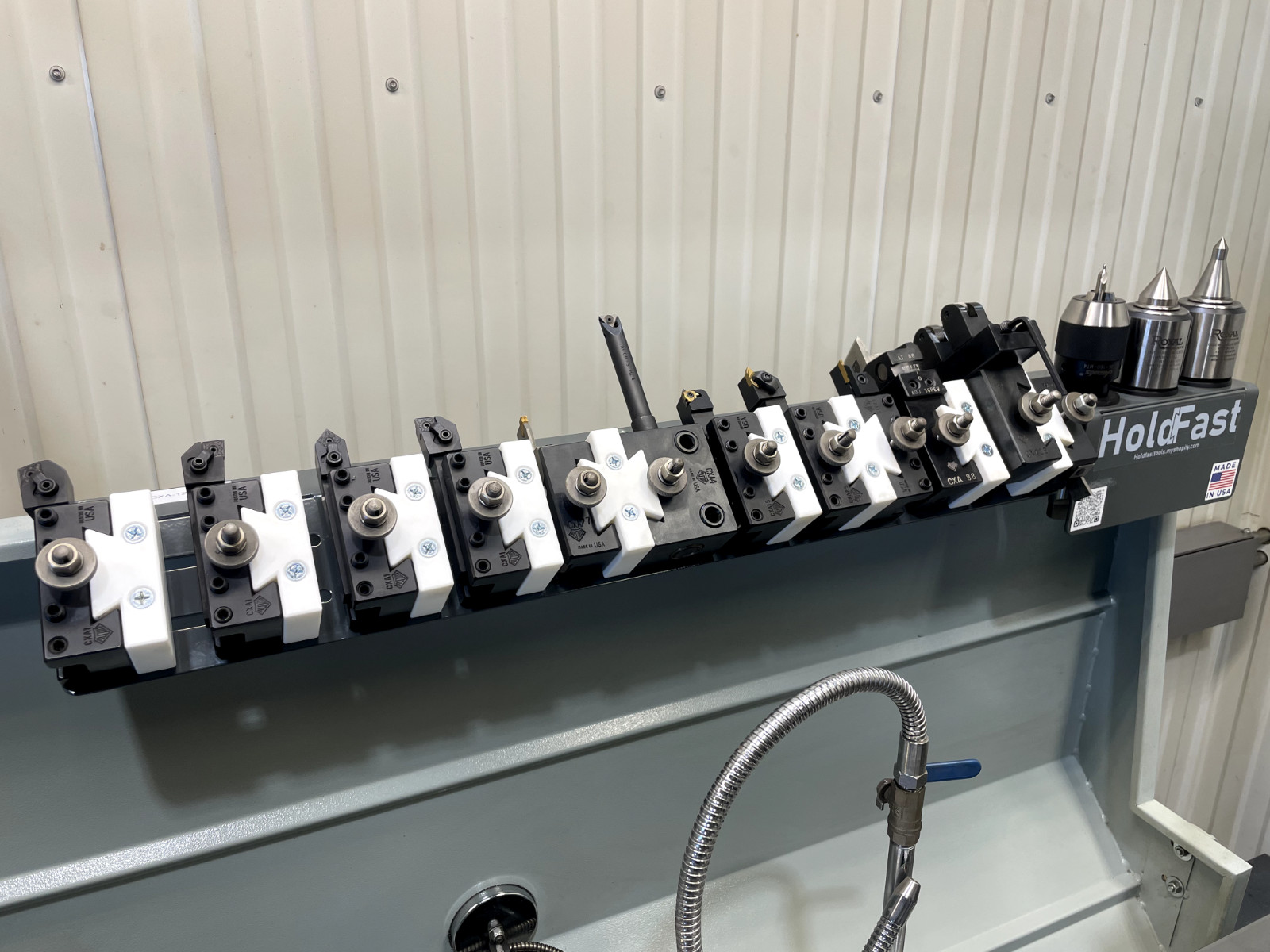 AXA – Tool Rack, metal lathe quick change tool holder, QCTP, Morse Taper