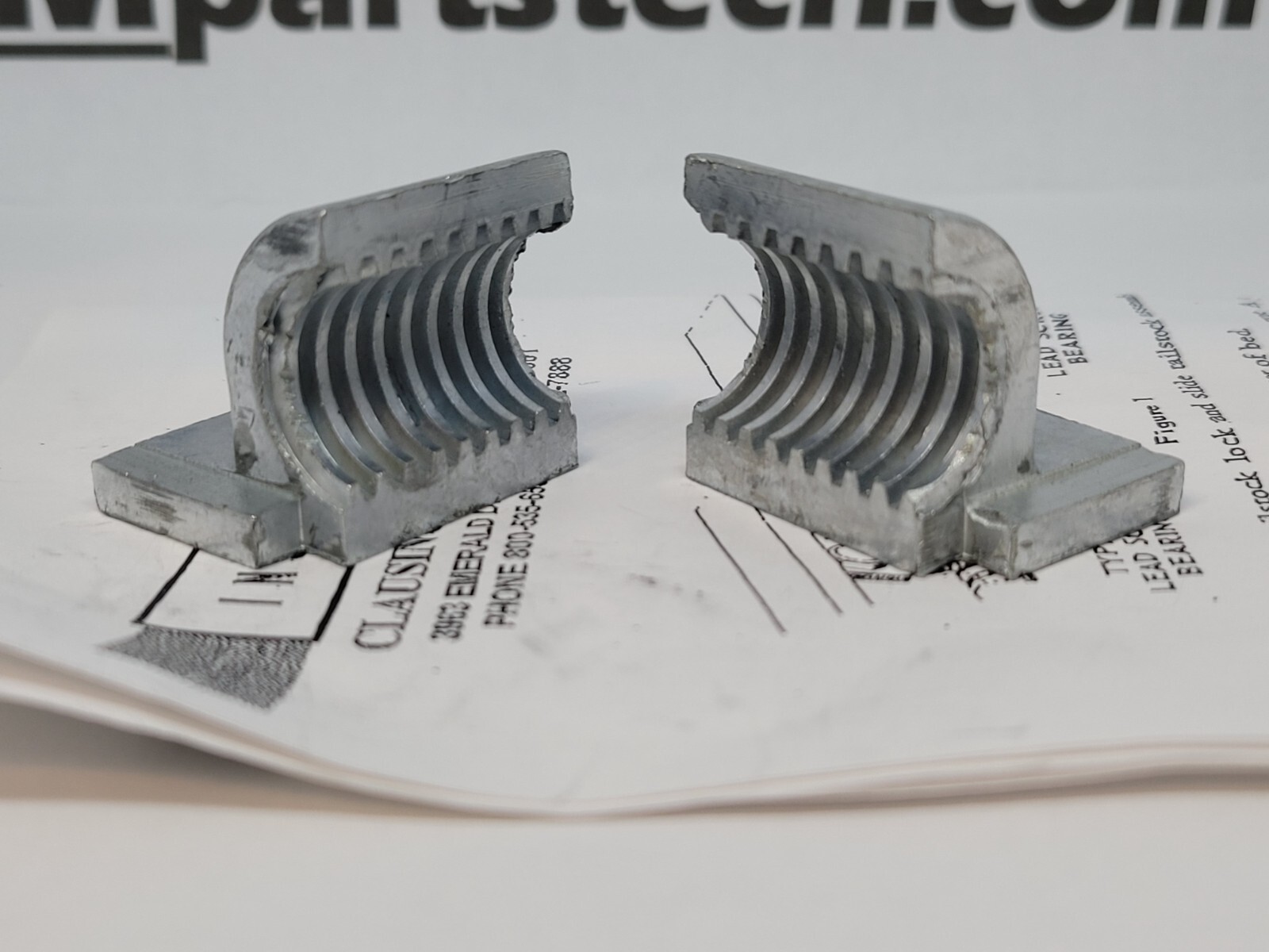 New Atlas / Craftsman 10″-12″ lathes 10F-12 Half Split Nuts OEM Zamak
