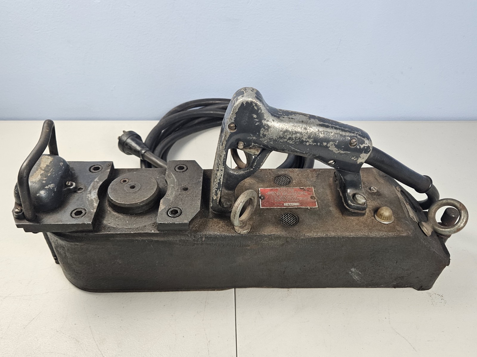 Black & Decker 741 Two Speed Magnetic Drill Press Magnet Stand Base Tested Works
