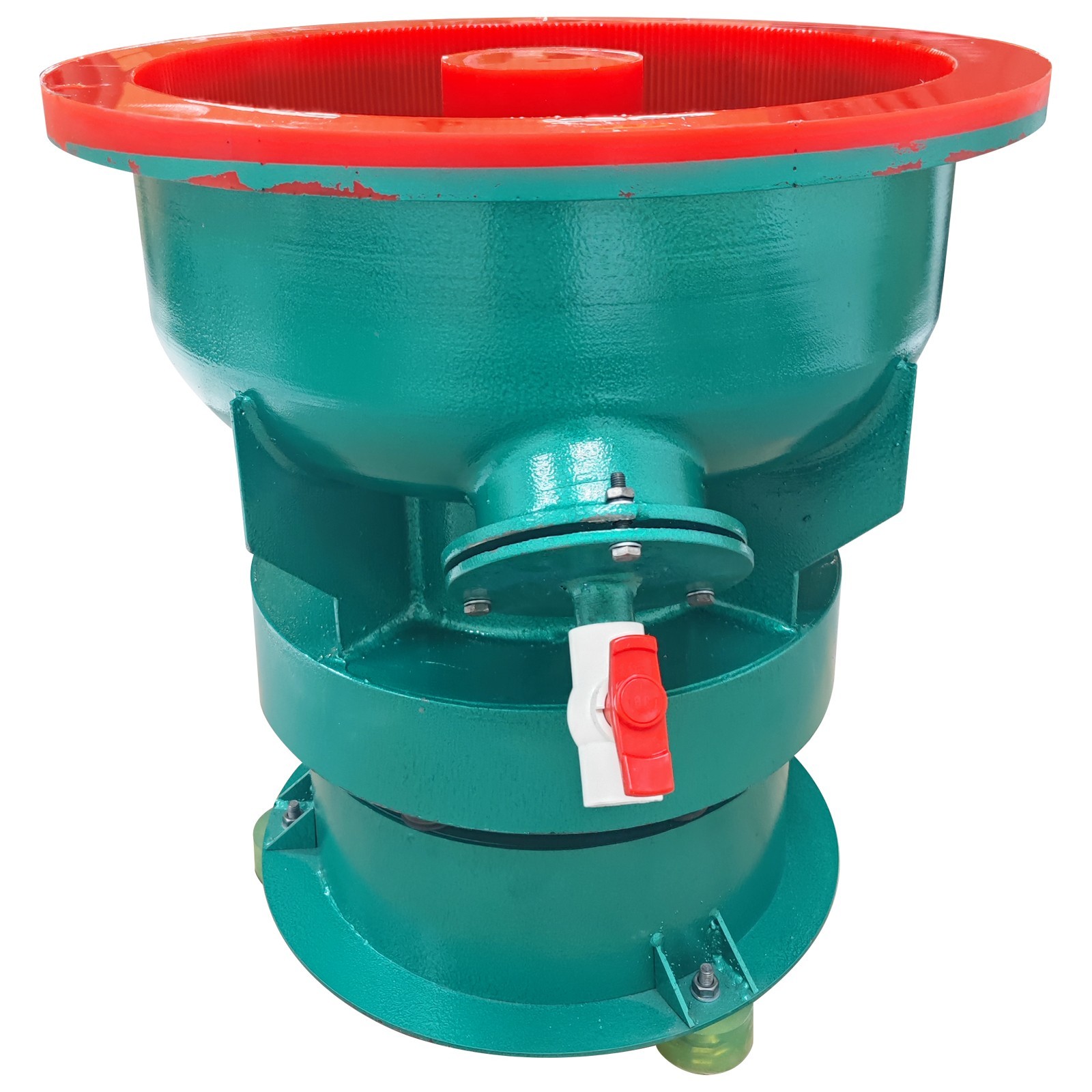 220V 3Phase 60L Vibratory Polisher Vibration Deburring Grinder for Hardware Part