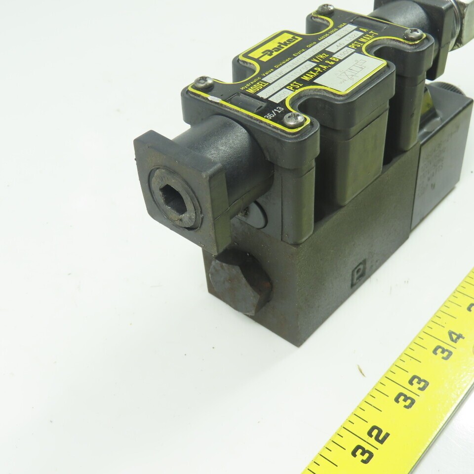 Parker D1VW020HNYCF91XB1072 120V Hydraulic Valve 5000PSI 50/60Hz 0.46A