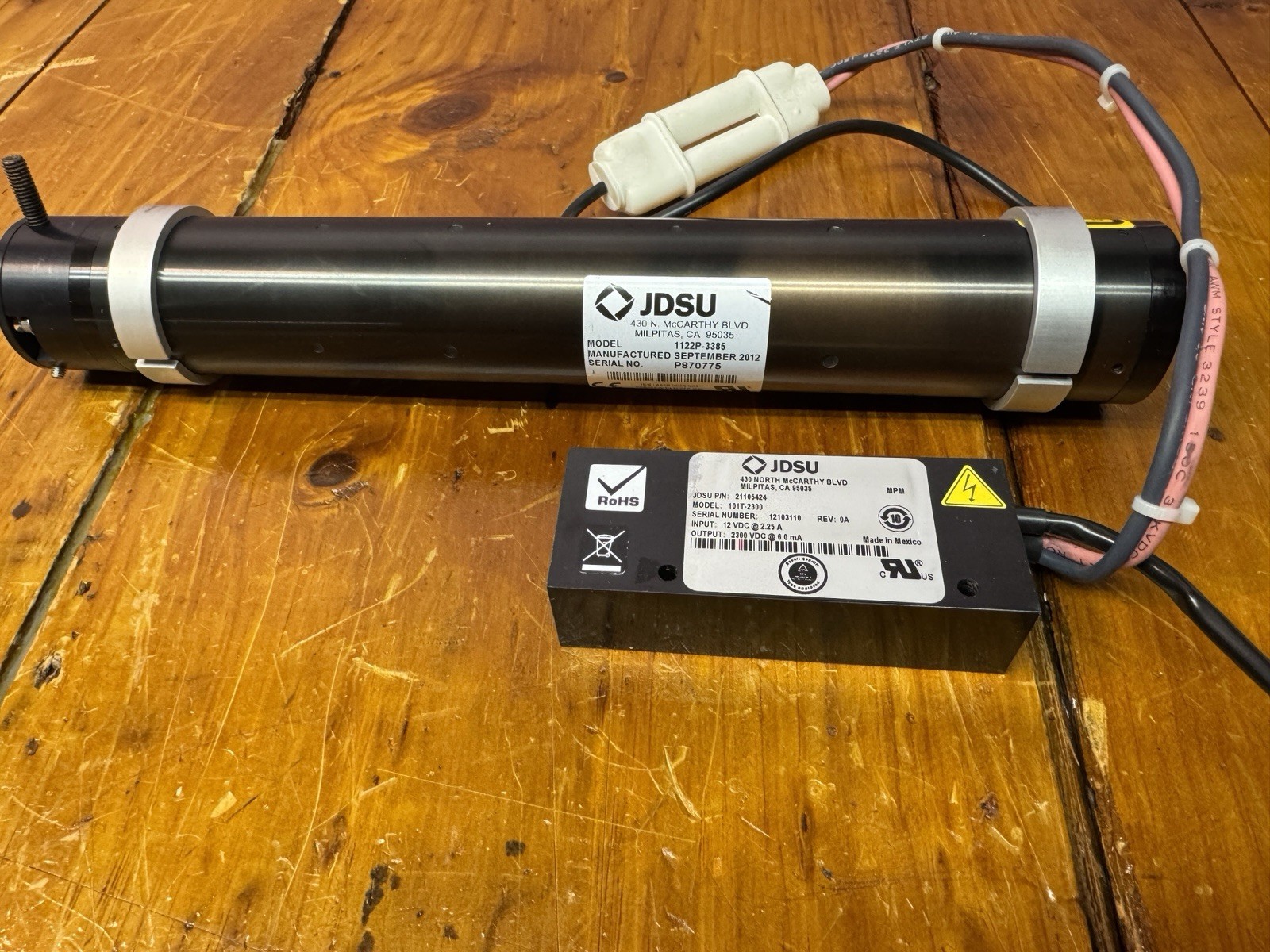 JDSU 1122P-3385 Laser with 101T-2300 Transformer