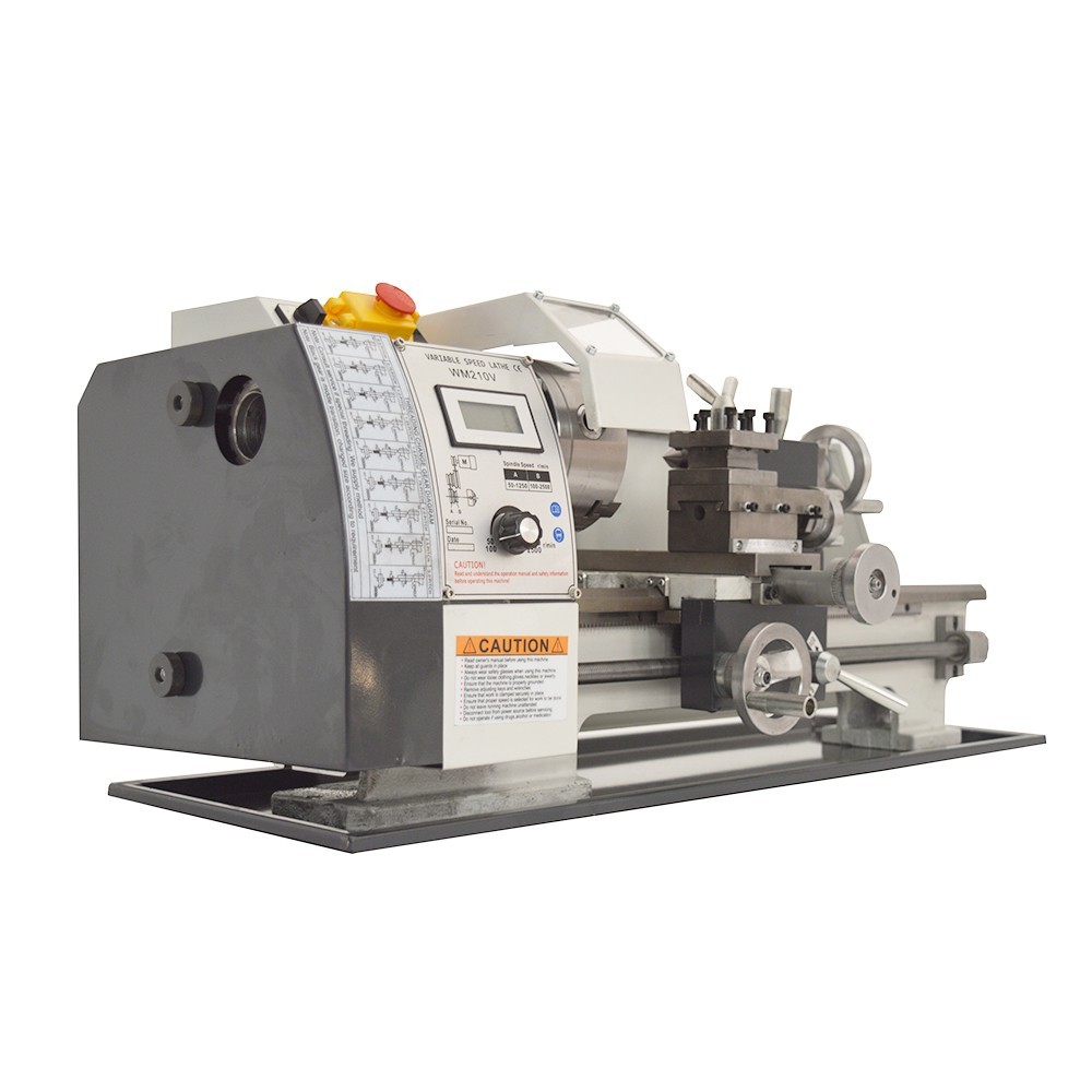 110V WM210V Metric Thread Lathe Precision Metal Brushless Motor Lathe 8″*16″