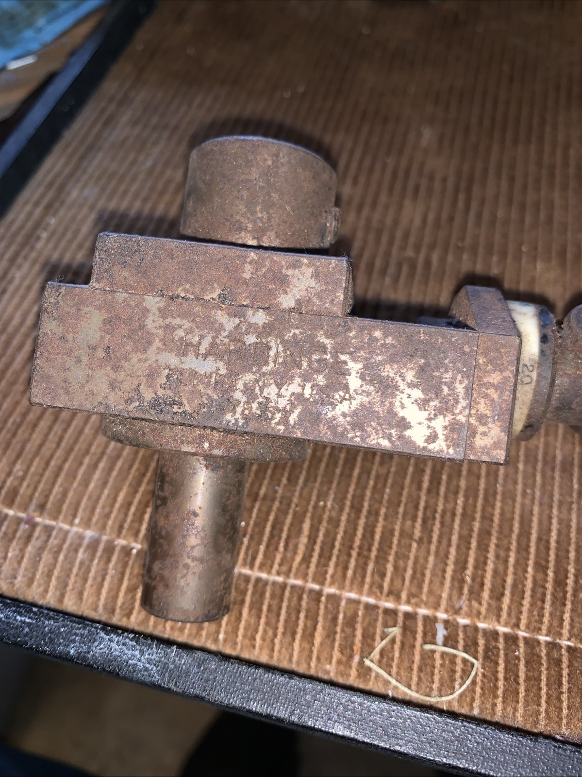 Vintage Hardinge Machine Lathe Tool Vice Froze But Repairable