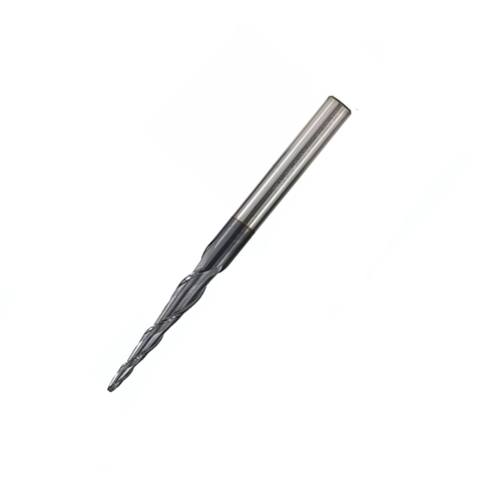 Tungsten steel CNC Router Bit Shank Tapered Spiral End Mill Ball Nose Radius