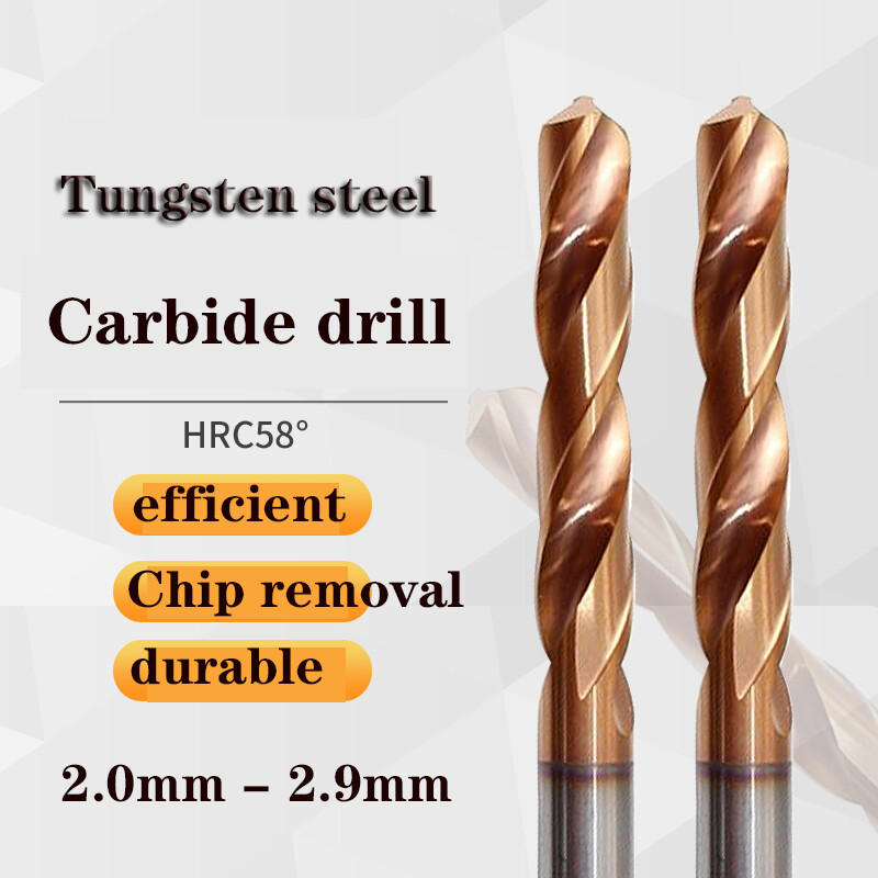 HRC60 Carbide drill 3 3.1 3.2 3.3 3.4 3.5 3.6 3.7 3.8 3.9 4 mm Straight shank