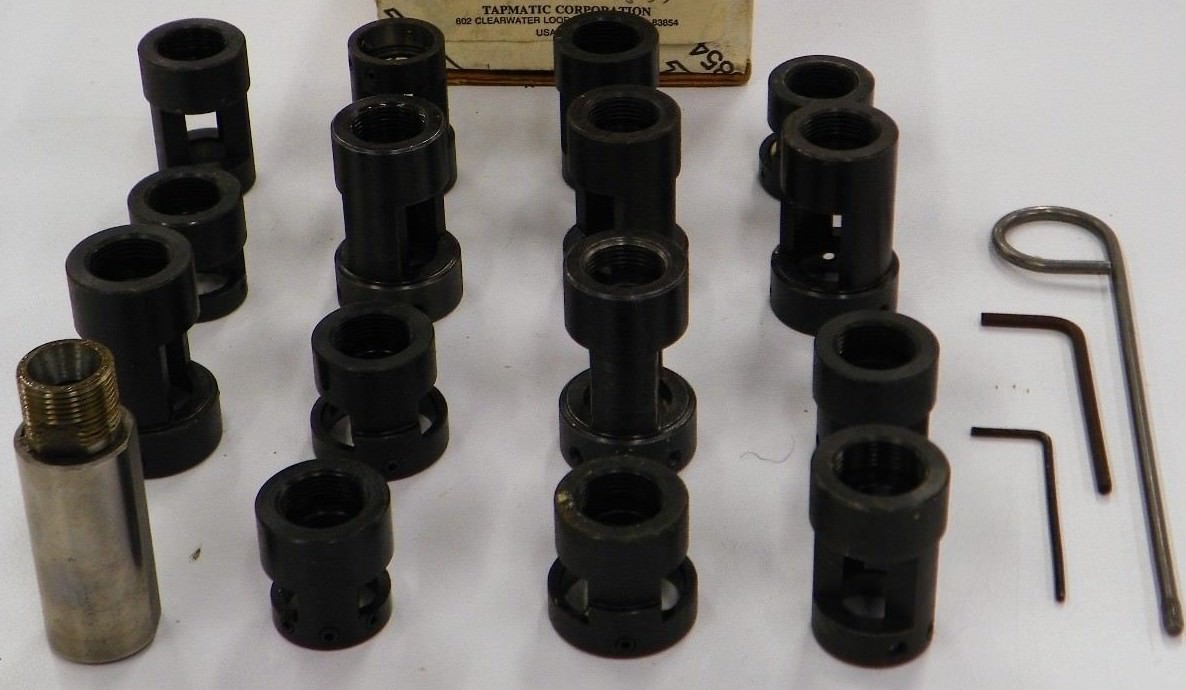 3/4″ DIE CHUCK WITH 13/16″ DIE HOLDERS AND 5/8″ DIE HOLDERS C014