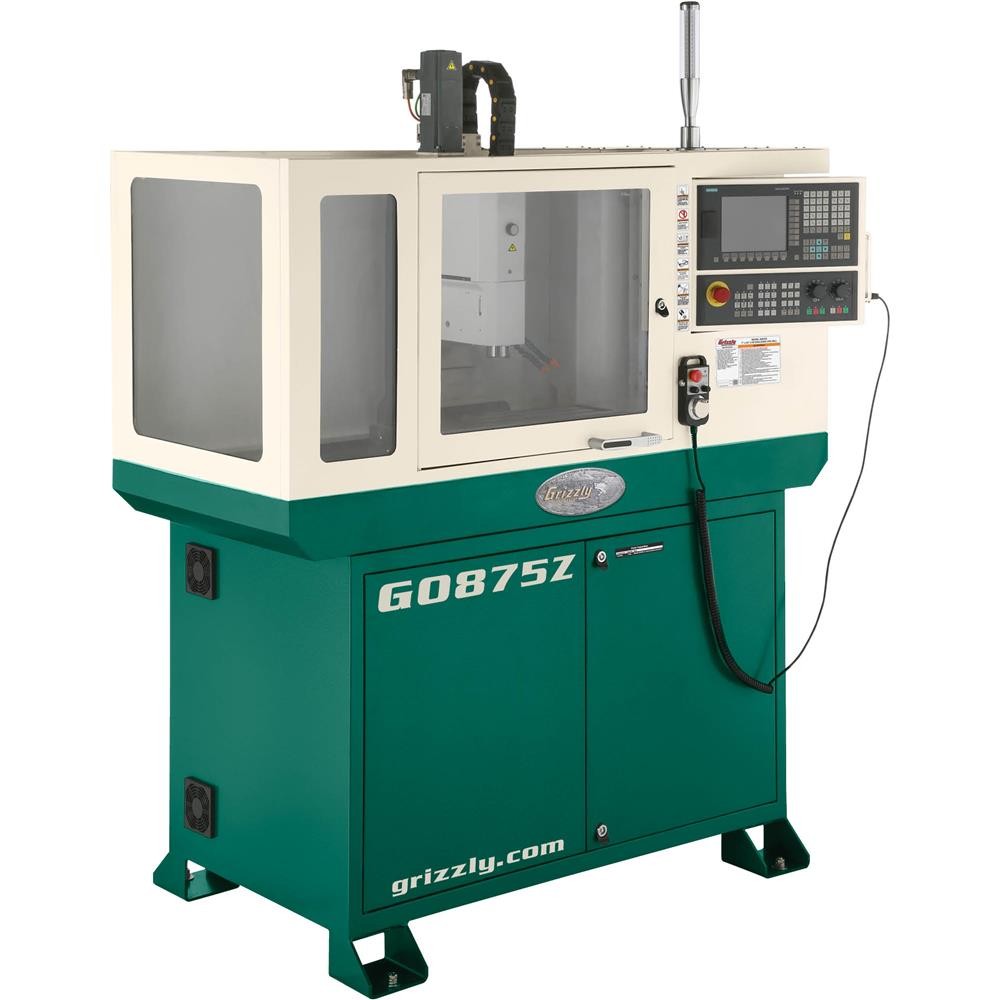 G0875Z 7″ x 24″ 3 HP Enclosed CNC Mill
