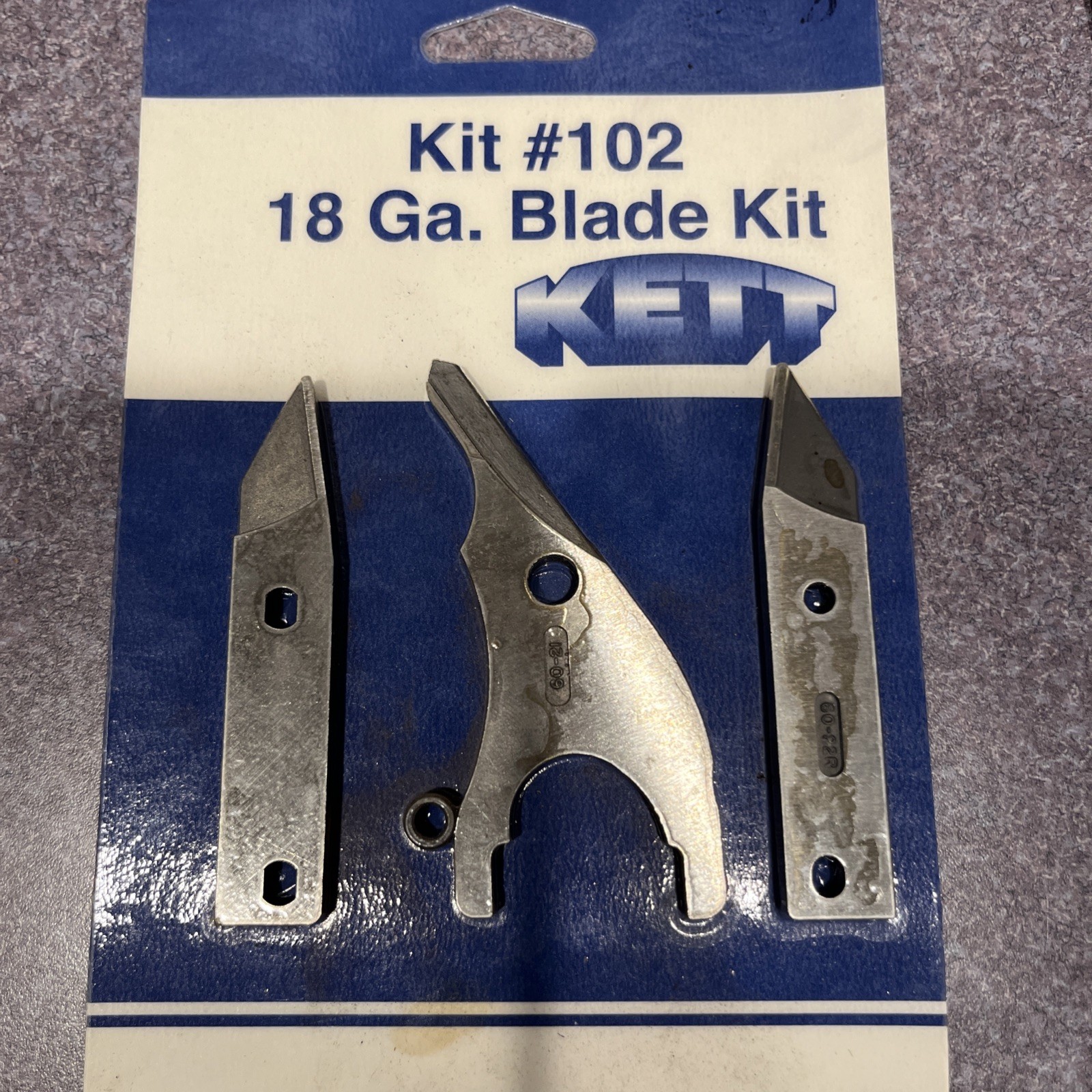 Kett Shear Blade Kit # 102 18ga