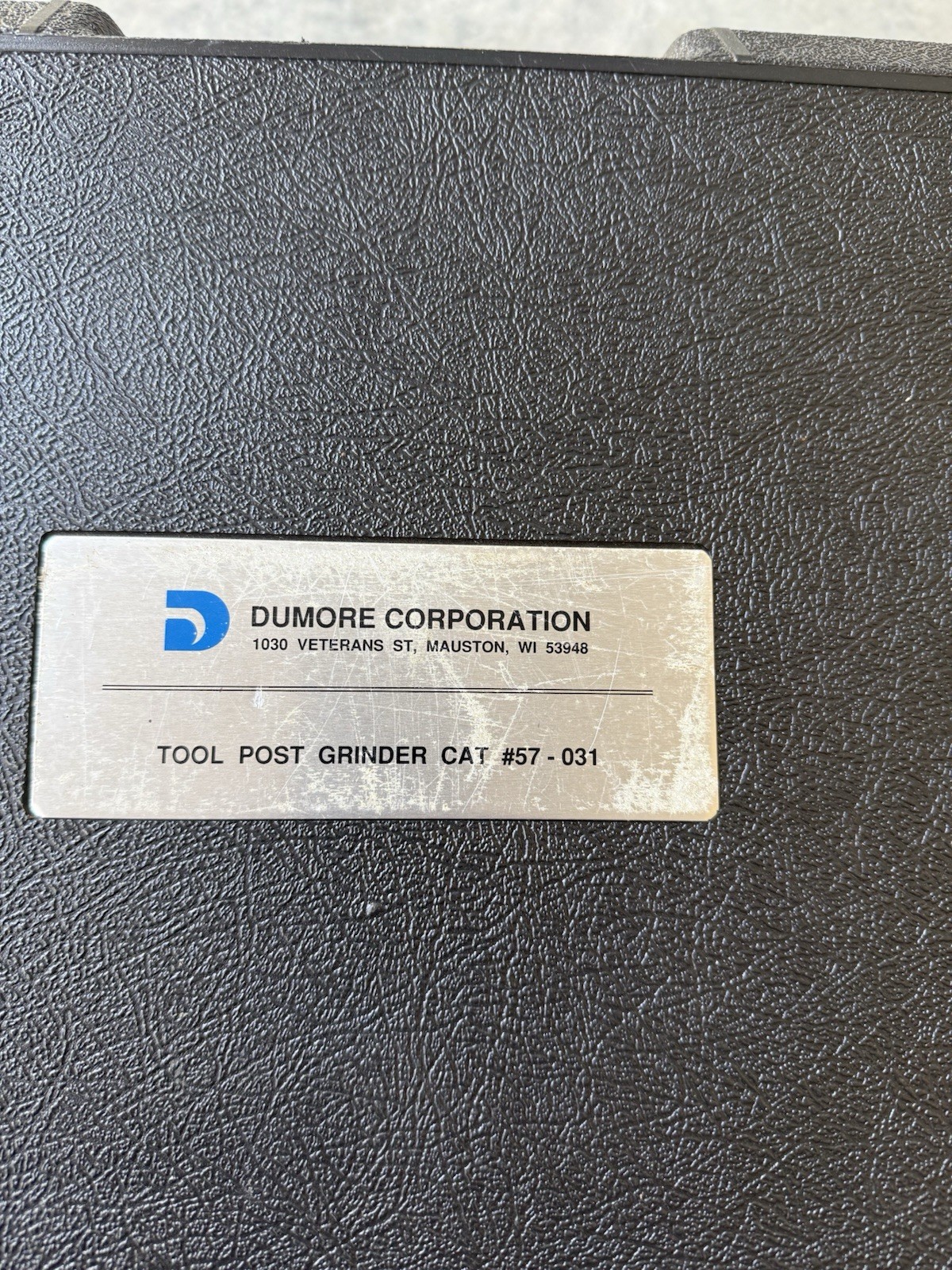 Dumore #57-031 Tool Post Grinder