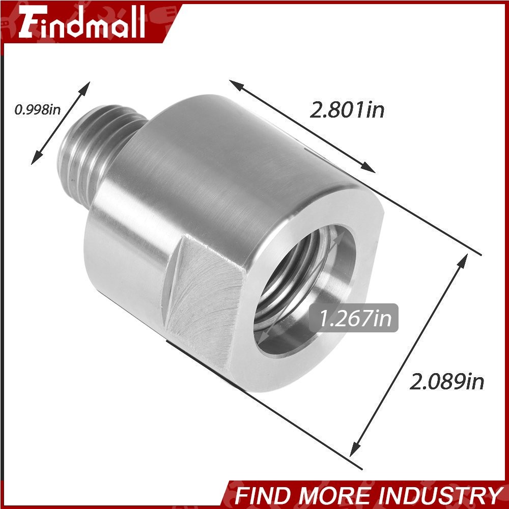 Findmall 1-1/4″ x 8tpi To 1″ x 8tpi Woodworking Lathe Headstock Spindle Adapter