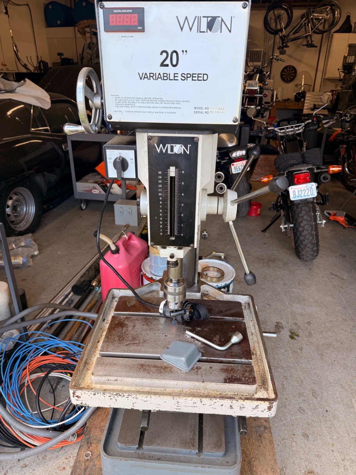used floor standing drill press