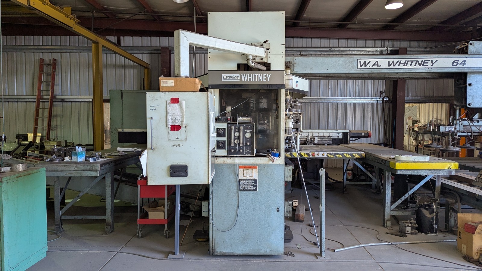 Esterline Whitney 3700 ATC Turret Punch Press Automatic Manual Electric