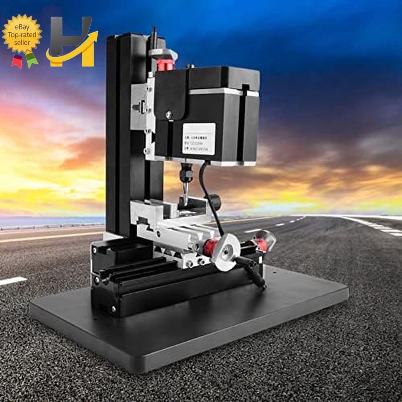60W Mini Milling Machine 12000RPM DIY Soft Metal Processing Woodworking Lathe