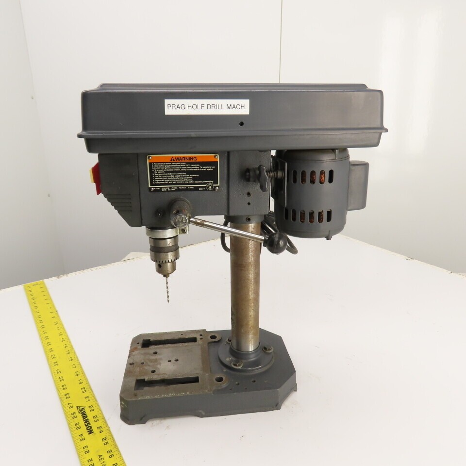 Sears Craftsman 3-Speed 8″ 1/3HP Drill Press 115V Single Phase 620-1300-3100RPM