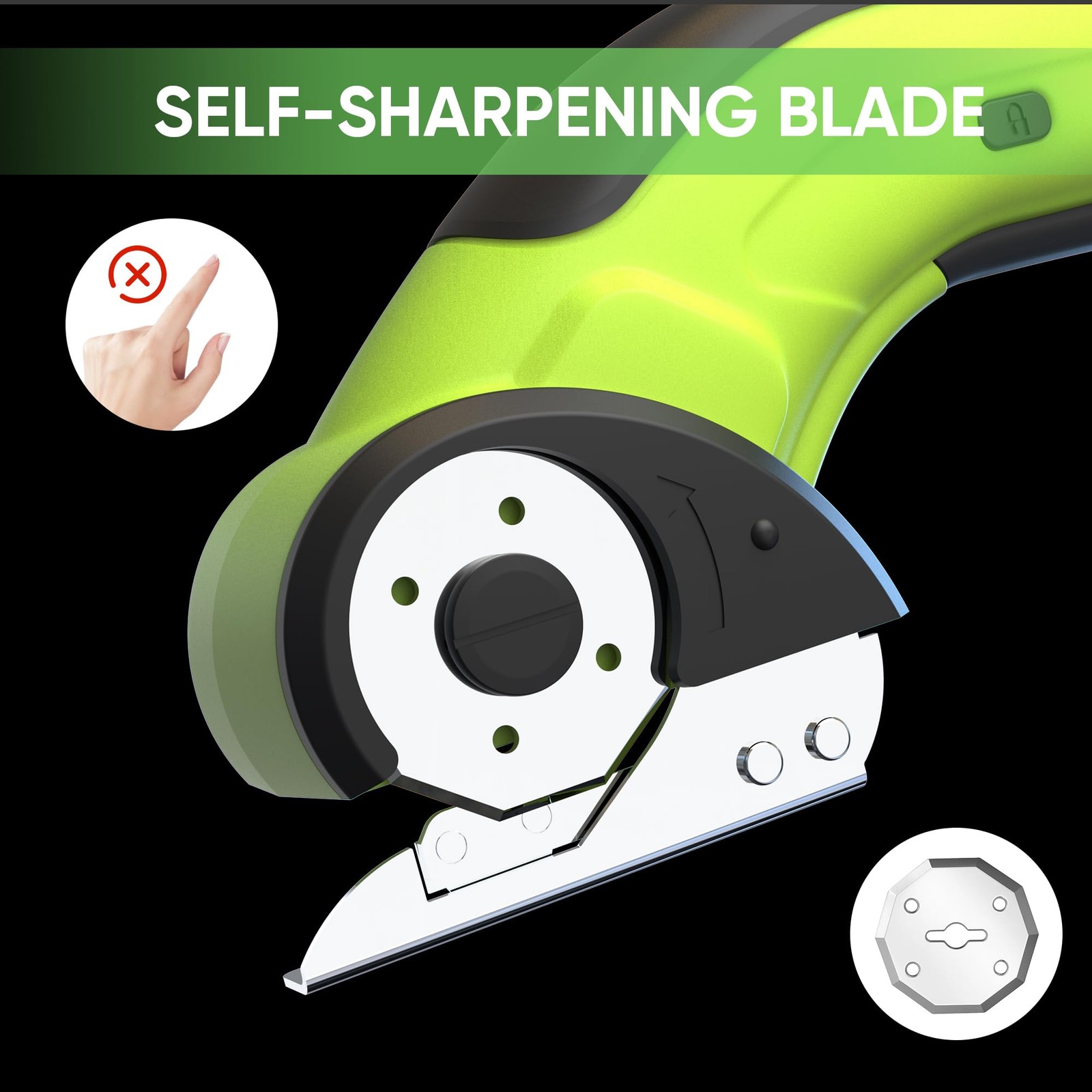 Cordless Scissors 2000mAh Brushless Motor Type-C Rechargeable Cardboard Box C…