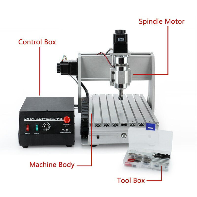 Metal Automatic 3 Axis Mini Cnc Engraver Drilling and Milling Machine NEW