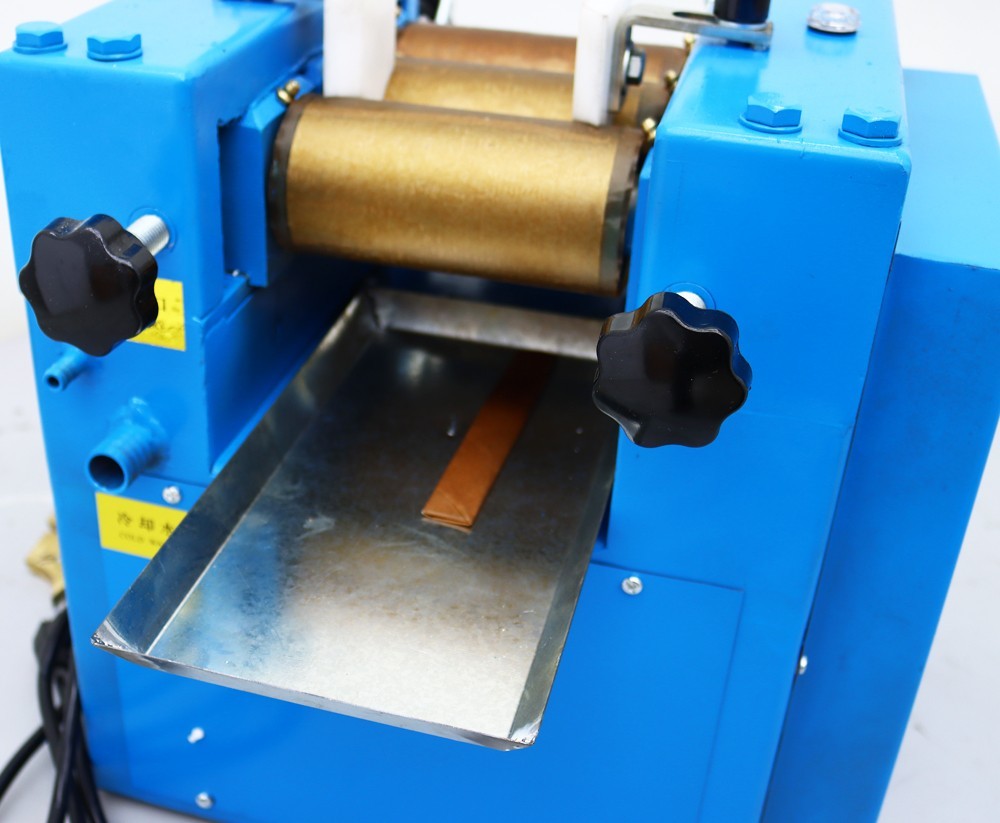 110V Lab Three Roll Mill Grinder with Alloy Steel Roller, lab Grinding Machine