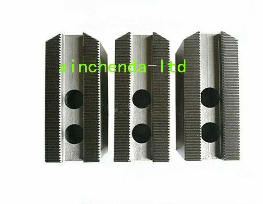 3PC/Set 120° Soft Steel Pointed Jaw Chuck For 5” CNC Lather Chuck Self-Centering