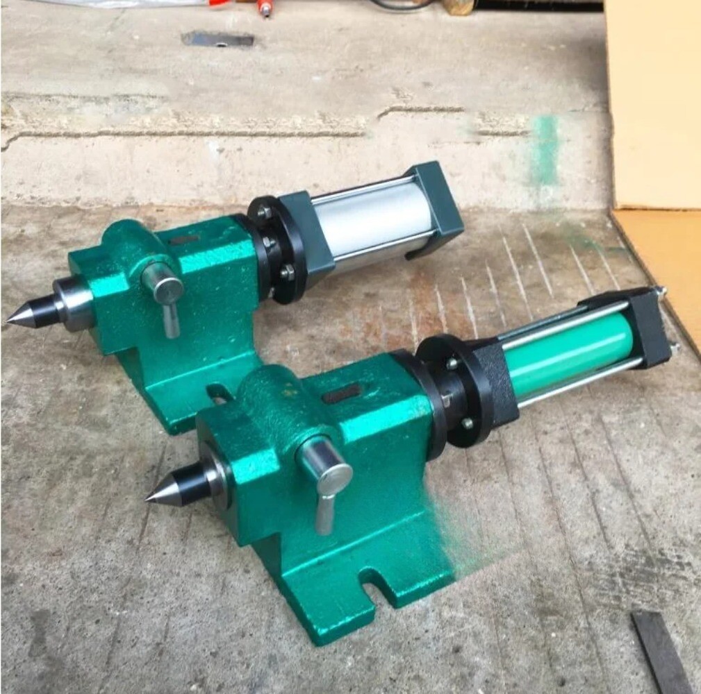 Pneumatic, Hydraulic, Lathe Tailstock, Easy Instrumentation Car Active Tailstock