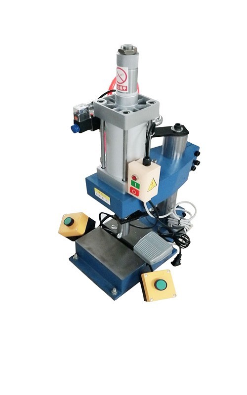 660Lb/300kg Pneumatic Punch Punching Press Machine 2-4in Stroke 2 Buttons 110V