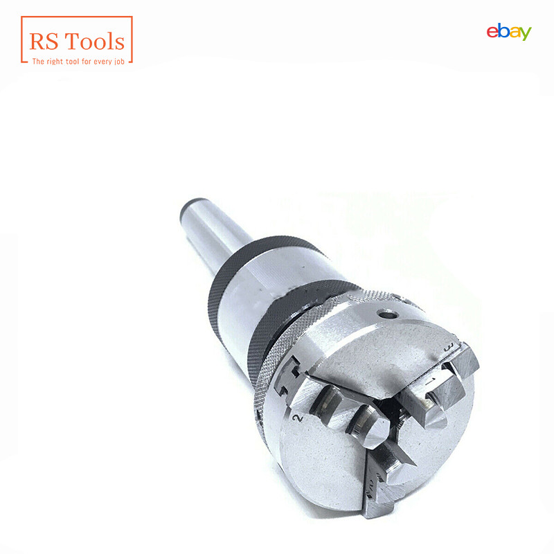 3MT Revolving Center MT3 Shank 3 Jaw Self Centering 2-1/2″ 65mm Mini Lathe Chuck