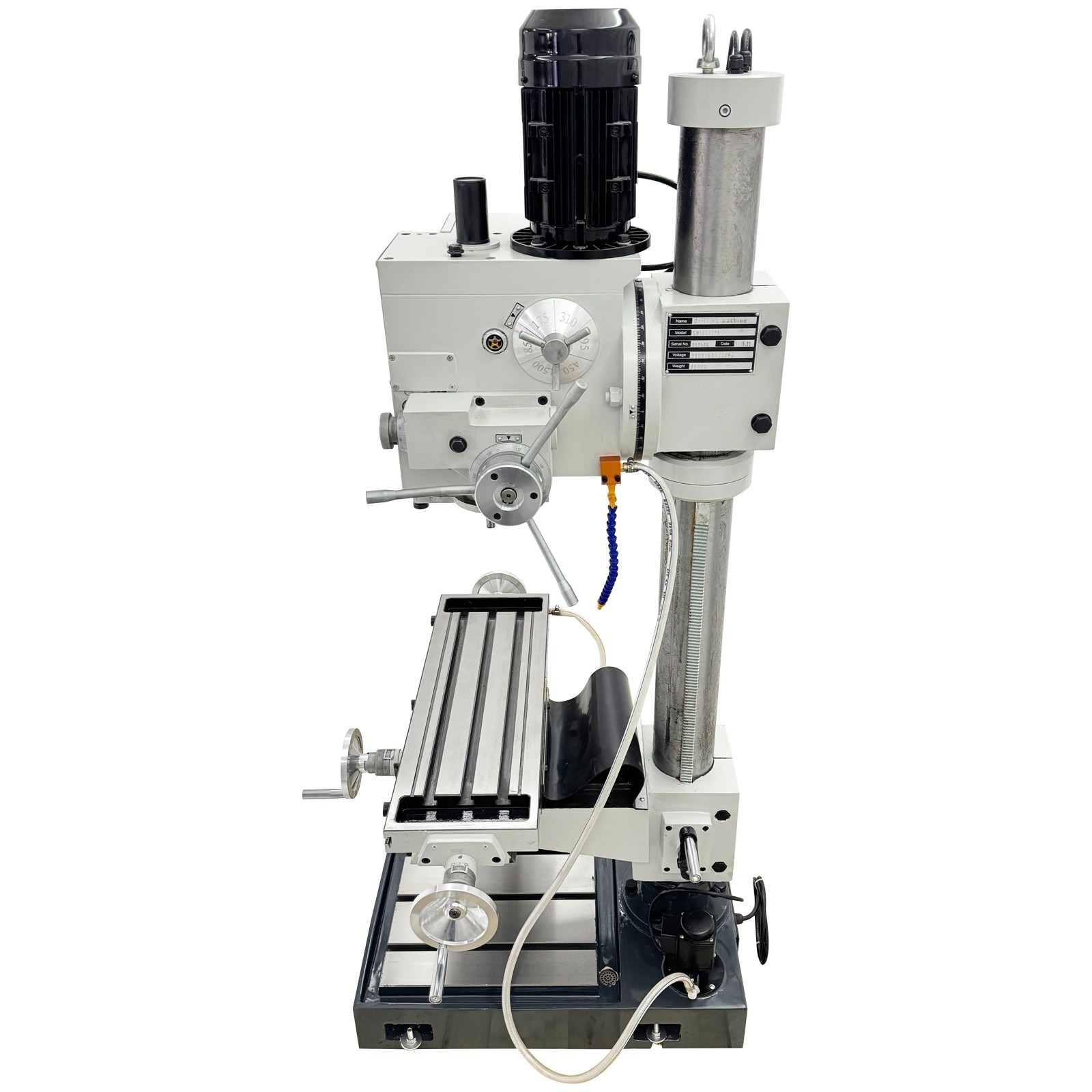 220V 3PH Automatic Feed Gear Head Vertical Drill Press Drilling Tapping Machine