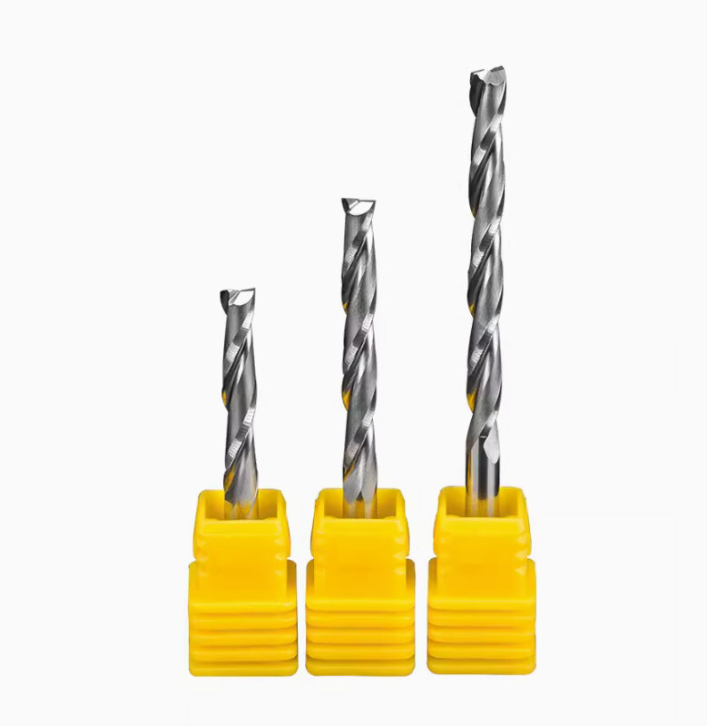 Ø4mm CNC Straigh End Mill Milling Cutting 2 Flute Cutter Drill Bit Spiral Router
