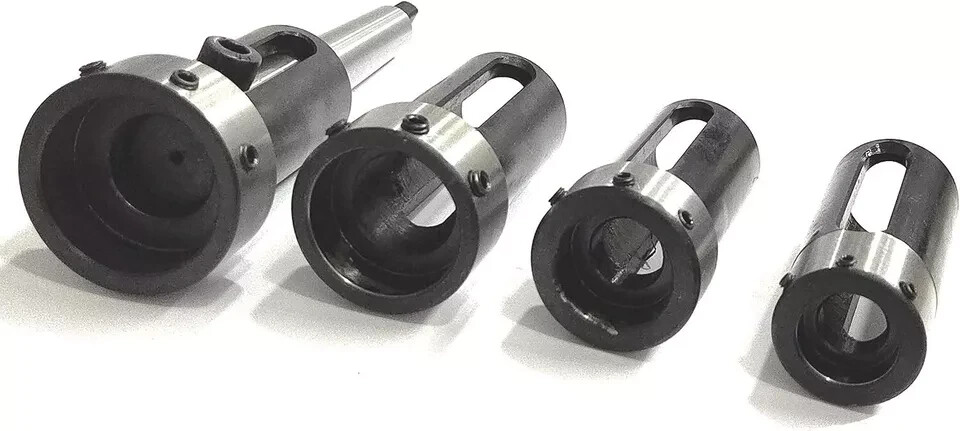 LATHE TAILSTOCK DIE HOLDER SET OF 4 FLOATING TYPE MT3 SHANK ZEALINDUSTRIES