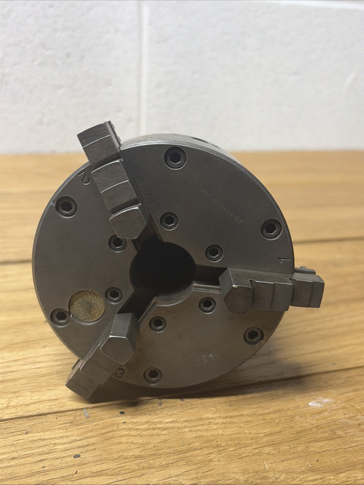 4” Buck Chuck MT5 Morse Taper Cincinnati no 2 cutter grinder