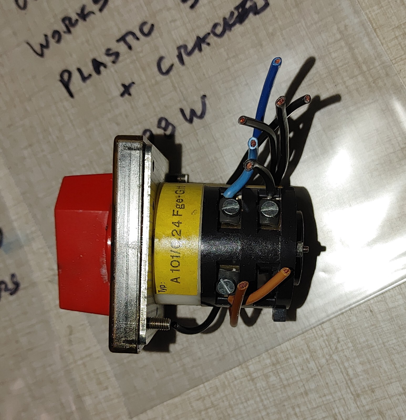 Emco FB-2 Mill Drill Parts: Single & Three Phase On Off Switch 220 VAC C08W