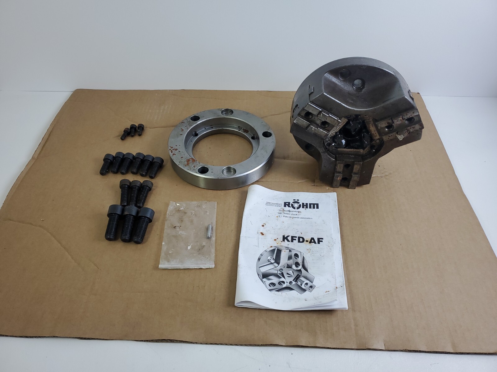 ROHM 3 Jaw Chuck KFD 200/3AF Rohm Power Chuck 200mm K8/26 535-109205-00 2421D