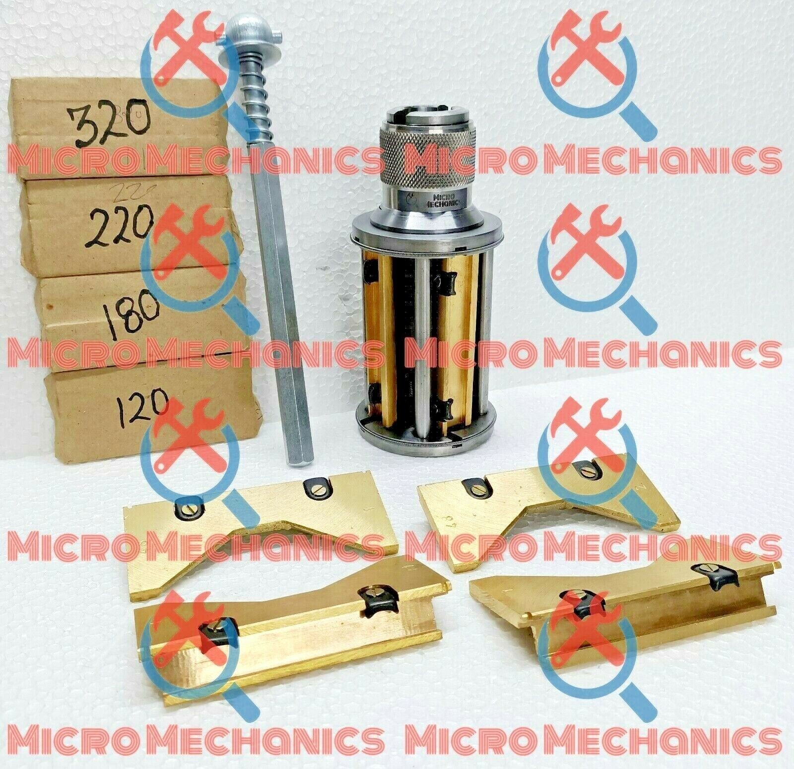 Engine Block Clyinder Hone Tool Expanding size 3.500″ to 6″ + 4 Set of Stones