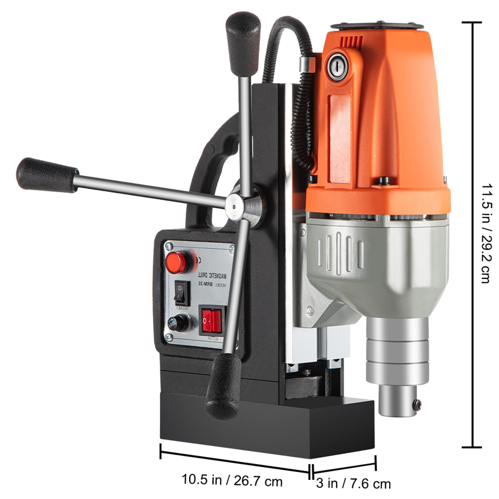 BRM35 Magnetic Drill Press Industruial Compact Pinion Guide 150mm Distance