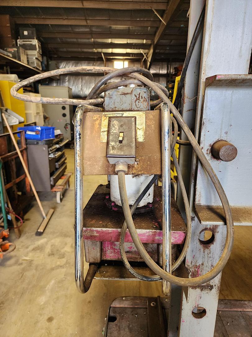 Enerpac 100 Ton Hydraulic H-Frame Shop Press EER542 115/230V Hydraulic Pump